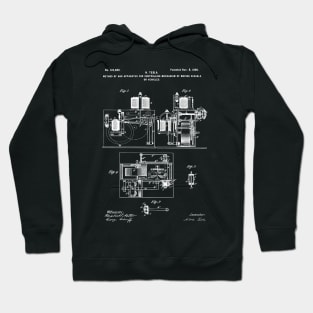 Nikola Tesla  Vessel Moving Patent Invention 1898 Hoodie